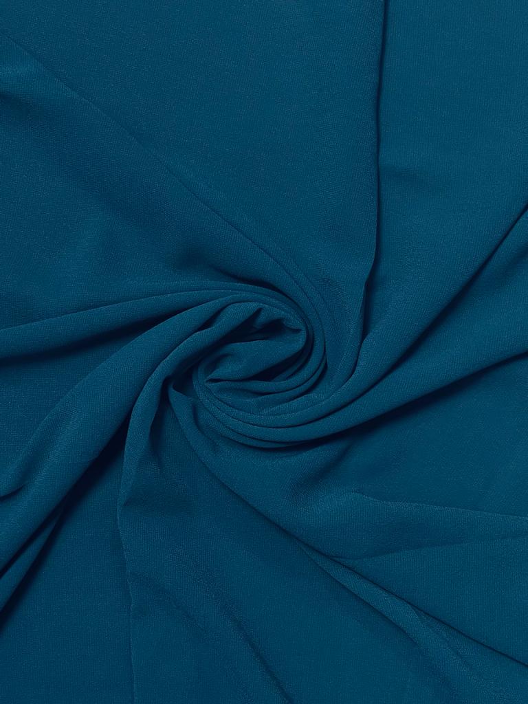 Classic Georgette - Teal Blue