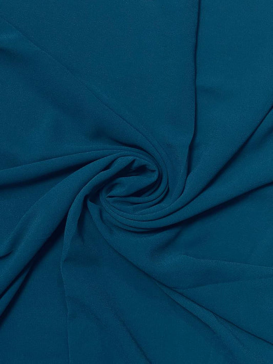 Classic Georgette - Teal Blue